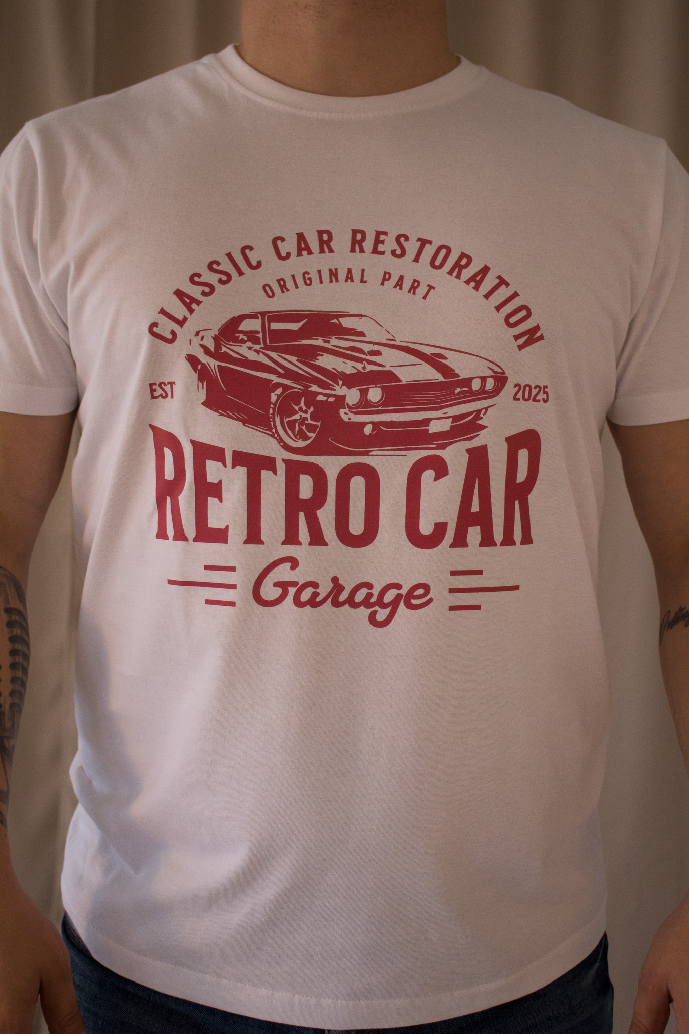 Tričko Retro car